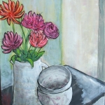 Vaas met bloemen Vaas met bloemen