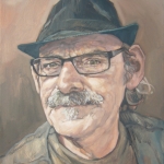 Portret van man en hoed Portret van man en hoed
