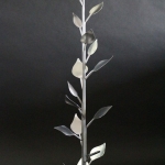 Grow of metal Leaves op Aluminiumdraad Grow of metal Leaves op Aluminiumdraad