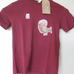 kinder T-shirt, bordeauxrood kinder T-shirt, bordeauxrood