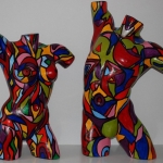 MANNELIJKE EN VROUWELIJKE TORSO MANNELIJKE EN VROUWELIJKE TORSO