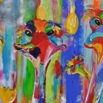 GRAPPIGE STRUISVOGELS GRAPPIGE STRUISVOGELS