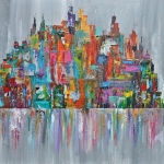 COLORFUL CITYSCAPE /SKYLINE COLORFUL CITYSCAPE /SKYLINE