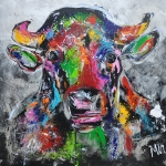 KLEURRIJKE STIER KLEURRIJKE STIER