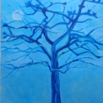 appelboom in blauw appelboom in blauw