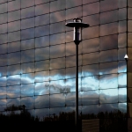Reflectie in gebouw Reflectie in gebouw