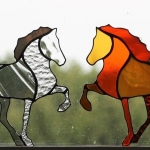 paard in glas paard in glas