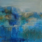 Blauw landschapje-2 Blauw landschapje-2