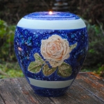 Handbeschilderde urn Handbeschilderde urn
