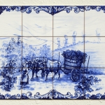 TEGELTABLEAU IN HUIZEN TEGELTABLEAU IN HUIZEN
