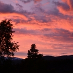 Zonsondergang Dombås Zonsondergang Dombås
