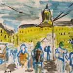 Dufy style on paper 1 Dufy style on paper 1