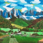 Berglandschap Berglandschap