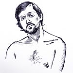 portret van Claudio portret van Claudio