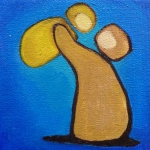 blobje met kind blobje met kind