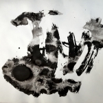 Birds - Indian Ink Abstract 002