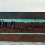 Blauwe murale Blauwe murale