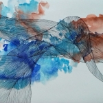 pentekening/aquarel pentekening/aquarel