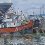 zicht vanuit Balk Shipyard zicht vanuit Balk Shipyard