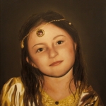 Portrait in oil of my daughter Ayla Portrait in oil of my daughter Ayla