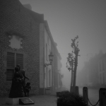 Buren in de mist Buren in de mist