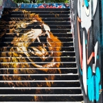 Lion on the stairs Lion on the stairs