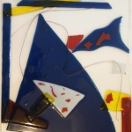 verbinding in blauw verbinding in blauw