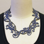 Hagedisketting 1 blauw Hagedisketting 1 blauw