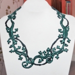 Hagedisketting groen-blauw Hagedisketting groen-blauw