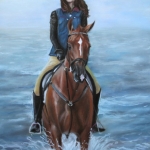 Ruiter met paard Ruiter met paard