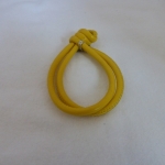 Gele kalfsleren armband Gele kalfsleren armband