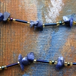 Ketting, armband en oorbellen met sodaliet Ketting, armband en oorbellen met sodaliet