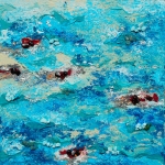 Waterman - Sterrenbeeld schilderij Waterman - Sterrenbeeld schilderij