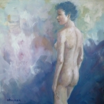 Naakt in blauw Naakt in blauw