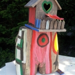 Vogelhuisje in Cobra stijl Vogelhuisje in Cobra stijl