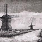 Landschap met molens Landschap met molens