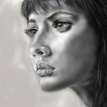 Portret van een vrouw Portret van een vrouw