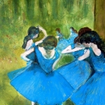 Blue Ballet detail Blue Ballet detail