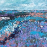 Flowerfield in August. Flowerfield in August.