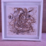 geschept papier op canvas 2 geschept papier op canvas 2