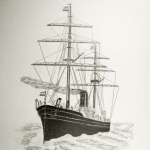Zeil/stoomschip Zeil/stoomschip
