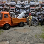 Auto sloperij puinhoop Auto sloperij puinhoop