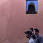 Roze muur Marrakech - Marokko