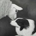 Schaap en hond Schaap en hond