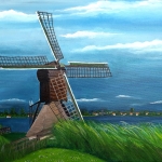 Molen in Friesland Molen in Friesland