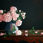 Stilleven met theeroos Stilleven met theeroos