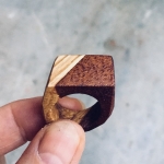 Ring van eiken en meranti Ring van eiken en meranti