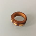 Ring: Berk met bast Ring: Berk met bast