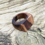 Aparte ring van hout van de laurier Aparte ring van hout van de laurier