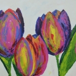 Multi color tulpen Multi color tulpen